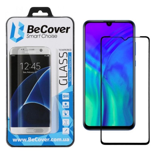 Скло захисне BeCover Honor 20 Lite Black (704546) Скло захисне BeCover Honor 20 Lite Black (704546)