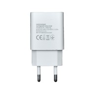 Зарядний пристрій Florence 1USB 2A + Lightning cable white (FL-1020-WL)