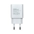 Зарядний пристрій Florence 1USB 2A + Lightning cable white (FL-1020-WL)