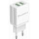 Зарядное устройство Florence 2USB 2A + Lightning cable white (FL-1021-WL) Зарядное устройство Florence 2USB 2A + Lightning cable white (FL-1021-WL)