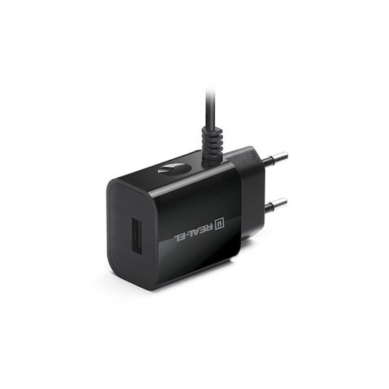 Зарядное устройство REAL-EL CH-217 black (EL123160016) Зарядное устройство REAL-EL CH-217 black (EL123160016)