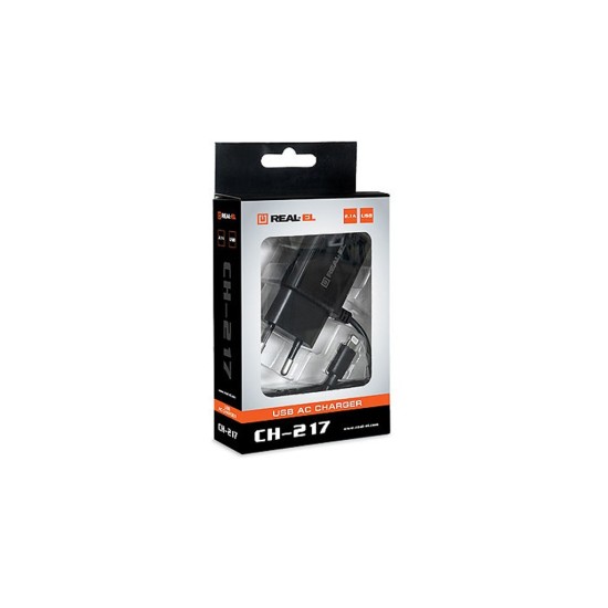 Зарядное устройство REAL-EL CH-217 black (EL123160016) Зарядное устройство REAL-EL CH-217 black (EL123160016)