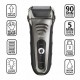 Електробритва Wahl Aqua Shave 07061-916 Електробритва Wahl Aqua Shave 07061-916