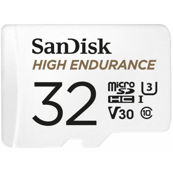 Карта пам'яті SanDisk 32GB microSDHC class 10 UHS-I U3 V30 High Endurance (SDSQQNR-032G-GN6IA) Карта пам'яті SanDisk 32GB microSDHC class 10 UHS-I U3 V30 High Endurance (SDSQQNR-032G-GN6IA)