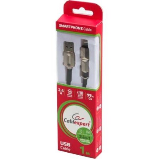 Дата кабель USB 2.0 AM to Micro 5P 1.0m Cablexpert (CCPB-ML-USB-05BK) Дата кабель USB 2.0 AM to Micro 5P 1.0m Cablexpert (CCPB-ML-USB-05BK)