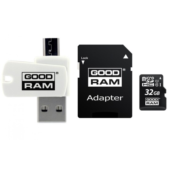 Карта памяти Goodram 32GB microSDHC class 10 UHS-I (M1A4-0320R12) Карта памяти Goodram 32GB microSDHC class 10 UHS-I (M1A4-0320R12)