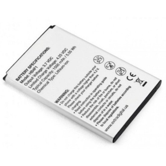 Акумуляторна батарея Extradigital Huawei HB4F1 1500 mAh (BMH6434) Акумуляторна батарея Extradigital Huawei HB4F1 1500 mAh (BMH6434)