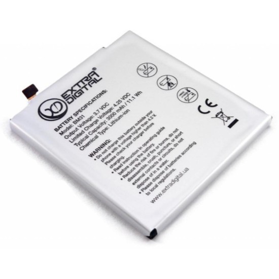 Акумуляторна батарея Extradigital Xiaomi Mi3 (BM31) 3000 mAh (BMX6444) Акумуляторна батарея Extradigital Xiaomi Mi3 (BM31) 3000 mAh (BMX6444)
