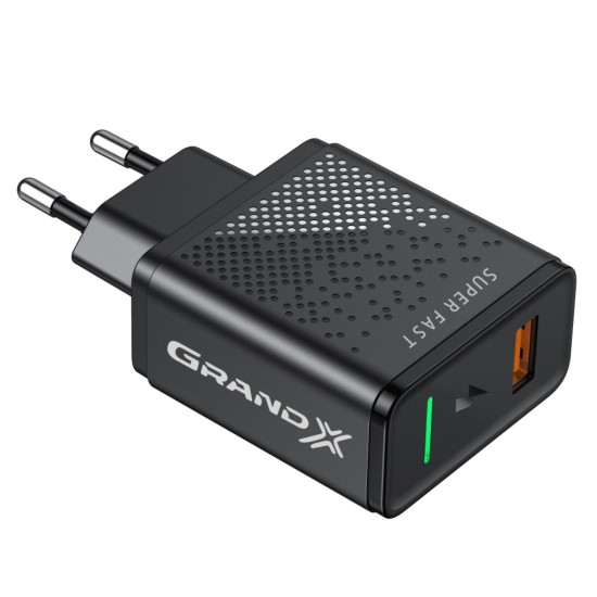 Зарядний пристрій Grand-X Fast Charge 3-в-1 Quick Charge 3.0, FCP, AFC, 18W CH-650 (CH-650) Зарядний пристрій Grand-X Fast Charge 3-в-1 Quick Charge 3.0, FCP, AFC, 18W CH-650 (CH-650)