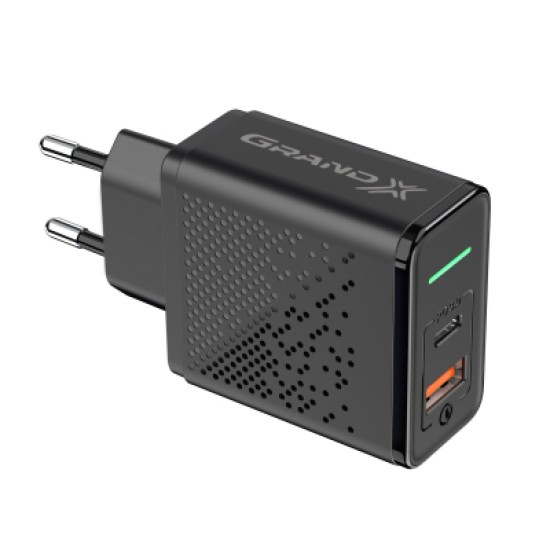 Зарядное устройство Grand-X Fast Сharge 6-в-1 PD 3.0, QС3.0, AFC,SCP,FCP,VOOC 1USB+1Type (CH-880) Зарядное устройство Grand-X Fast Сharge 6-в-1 PD 3.0, QС3.0, AFC,SCP,FCP,VOOC 1USB+1Type (CH-880)