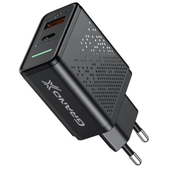 Зарядное устройство Grand-X Fast Сharge 6-в-1 PD 3.0, QС3.0, AFC,SCP,FCP,VOOC 1USB+1Type (CH-880) Зарядное устройство Grand-X Fast Сharge 6-в-1 PD 3.0, QС3.0, AFC,SCP,FCP,VOOC 1USB+1Type (CH-880)