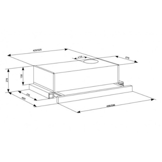 Вытяжка кухонная Eleyus LOTUS 470 50 WH (LOTUS47050WH) Вытяжка кухонная Eleyus LOTUS 470 50 WH (LOTUS47050WH)