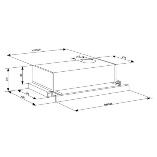 Вытяжка кухонная Eleyus LOTUS 470 60 WH (LOTUS47060WH) Вытяжка кухонная Eleyus LOTUS 470 60 WH (LOTUS47060WH)