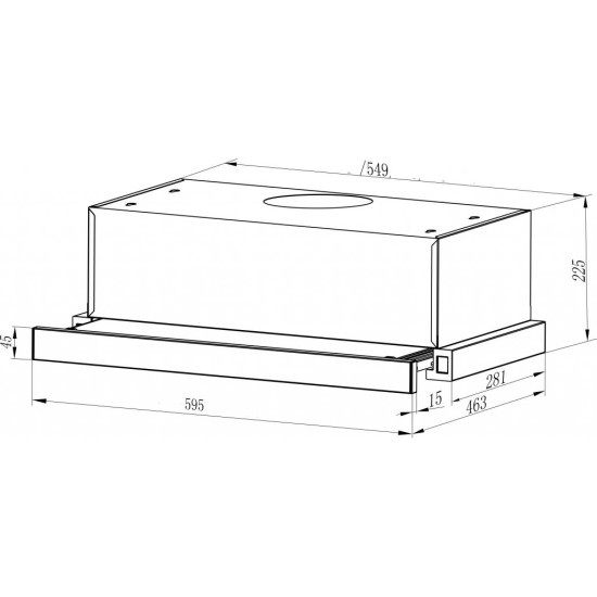 Вытяжка кухонная Interline DELI WH A/60/2/T (DELIWHA/60/2/T) Вытяжка кухонная Interline DELI WH A/60/2/T (DELIWHA/60/2/T)