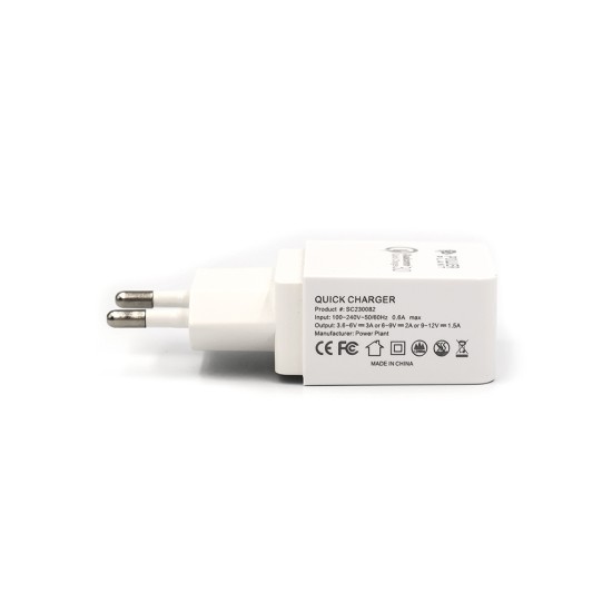 Зарядний пристрій PowerPlant Qualcomm Quick Charge 3.0 (SC230082) Зарядний пристрій PowerPlant Qualcomm Quick Charge 3.0 (SC230082)