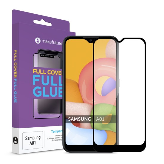 Стекло защитное MakeFuture Samsung A01 Full Cover Full Glue (MGF-SA01) Стекло защитное MakeFuture Samsung A01 Full Cover Full Glue (MGF-SA01)