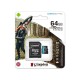 Карта пам'яті Kingston 64GB microSDXC class 10 UHS-I U3 A2 Canvas Go Plus (SDCG3/64GB) Карта пам'яті Kingston 64GB microSDXC class 10 UHS-I U3 A2 Canvas Go Plus (SDCG3/64GB)
