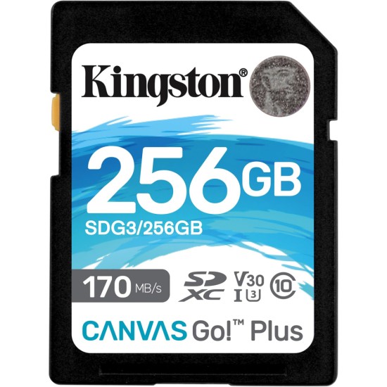 Карта пам'яті Kingston 256GB SDXC class 10 UHS-I U3 Canvas Go Plus (SDG3/256GB) Карта пам'яті Kingston 256GB SDXC class 10 UHS-I U3 Canvas Go Plus (SDG3/256GB)