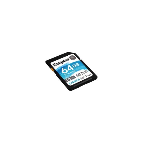 Карта памяти Kingston 64GB SDXC class 10 UHS-I U3 Canvas Go Plus (SDG3/64GB) Карта памяти Kingston 64GB SDXC class 10 UHS-I U3 Canvas Go Plus (SDG3/64GB)