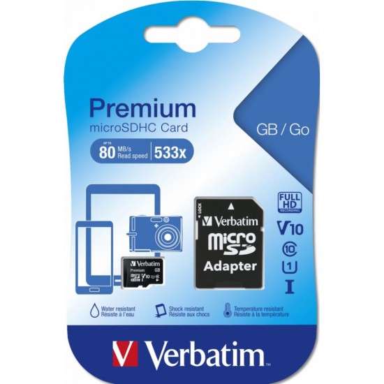 Карта пам'яті Verbatim 32GB microSDHC class 10 (MDAVR-9/G) Карта пам'яті Verbatim 32GB microSDHC class 10 (MDAVR-9/G)