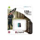 Карта пам'яті Kingston 128GB microSD class 10 UHS-I U3 A2 Canvas Go Plus (SDCG3/128GBSP) Карта пам'яті Kingston 128GB microSD class 10 UHS-I U3 A2 Canvas Go Plus (SDCG3/128GBSP)