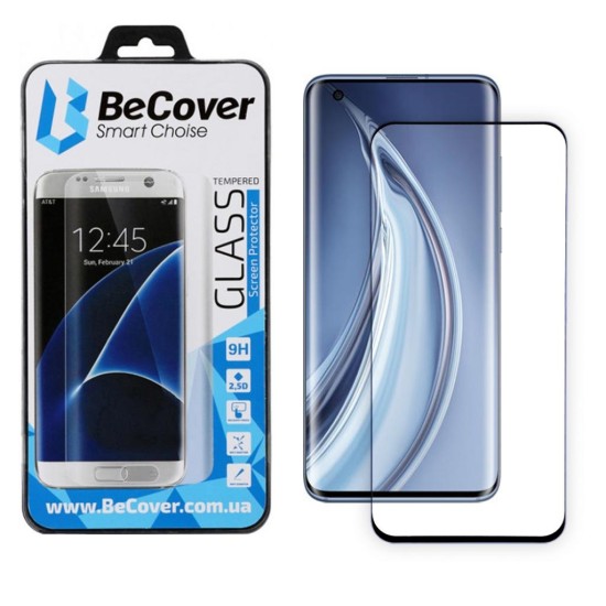 Скло захисне BeCover 3D Curved Edge Xiaomi Mi 10 Black (704828) Скло захисне BeCover 3D Curved Edge Xiaomi Mi 10 Black (704828)