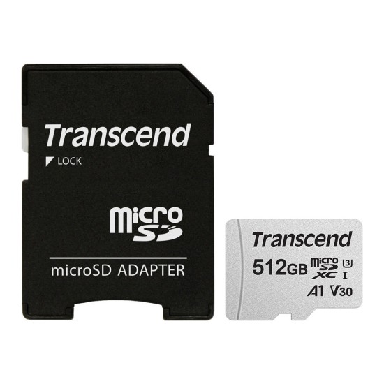 Карта памяти Transcend 512GB microSDXC Class 10 U3 (TS512GUSD300S-A) Карта памяти Transcend 512GB microSDXC Class 10 U3 (TS512GUSD300S-A)