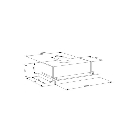 Вытяжка кухонная Eleyus LOTUS 1000 50 INOX Вытяжка кухонная Eleyus LOTUS 1000 50 INOX