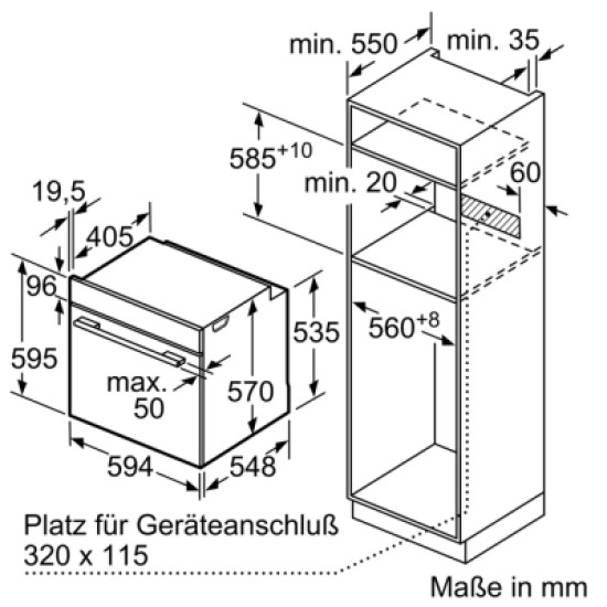 Духова шафа Bosch HBJ517YB0R Духова шафа Bosch HBJ517YB0R
