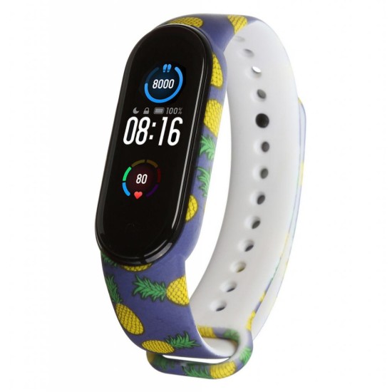 Ремешок для фитнес браслета Armorstandart для Xiaomi Mi Band 5 Pineapple (ARM57014) Ремешок для фитнес браслета Armorstandart для Xiaomi Mi Band 5 Pineapple (ARM57014)