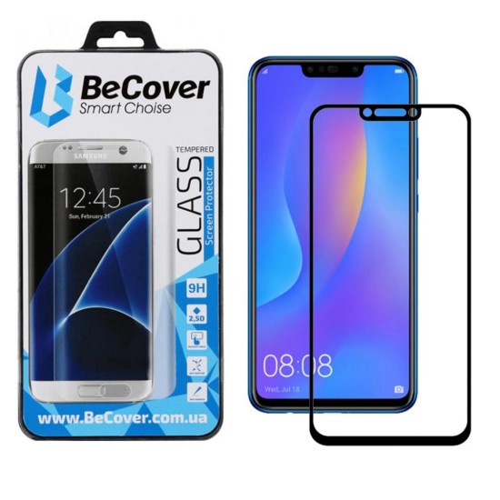 Стекло защитное BeCover Huawei P Smart+ Black (702570) Стекло защитное BeCover Huawei P Smart+ Black (702570)