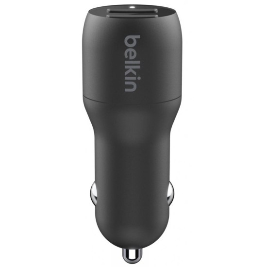 Зарядное устройство Belkin Car Charger 24W Dual USB-A black (CCB001BTBK) Зарядное устройство Belkin Car Charger 24W Dual USB-A black (CCB001BTBK)