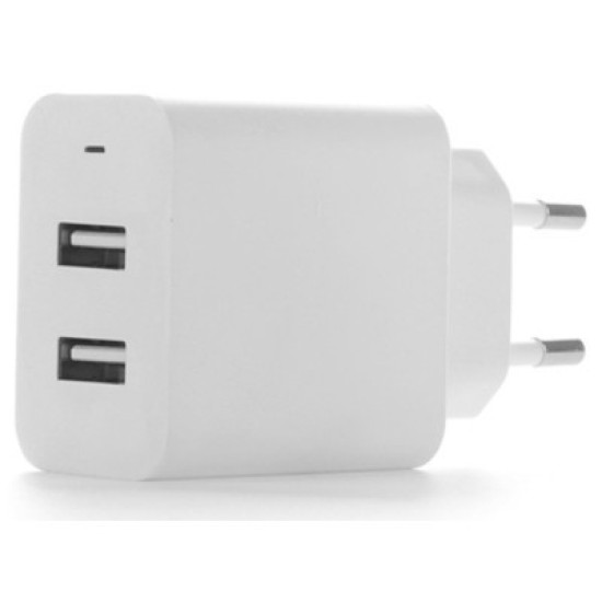 Зарядний пристрій ColorWay 2USB AUTO ID 4.8A (24W) (CW-CHS016-WT) Зарядний пристрій ColorWay 2USB AUTO ID 4.8A (24W) (CW-CHS016-WT)