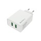 Зарядное устройство ColorWay 2USB Quick Charge 3.0 (36W) (CW-CHS017Q-WT) Зарядное устройство ColorWay 2USB Quick Charge 3.0 (36W) (CW-CHS017Q-WT)