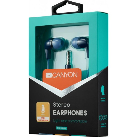 Наушники Canyon Blue (CNS-CEPM02BL) Наушники Canyon Blue (CNS-CEPM02BL)
