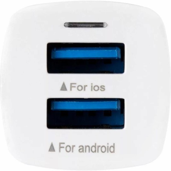Зарядний пристрій Gelius Pro Apollo GP-CC01 2USB 3.1A + Cable Type-C White (00000071435) Зарядний пристрій Gelius Pro Apollo GP-CC01 2USB 3.1A + Cable Type-C White (00000071435)