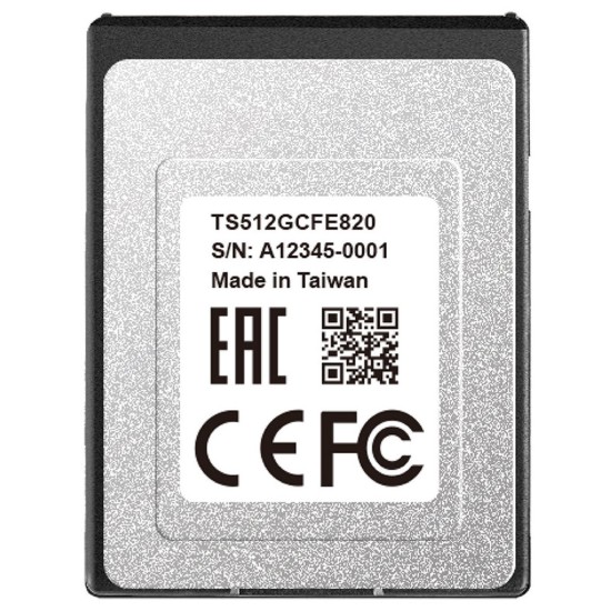 Карта пам'яті Transcend 512GB CFExpress 820 Type B (TS512GCFE820) Карта пам'яті Transcend 512GB CFExpress 820 Type B (TS512GCFE820)