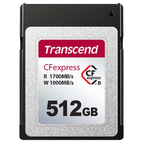Карта пам'яті Transcend 512GB CFExpress 820 Type B (TS512GCFE820) Карта пам'яті Transcend 512GB CFExpress 820 Type B (TS512GCFE820)