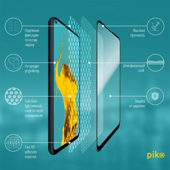Плівка захисна Piko Full Glue Samsung A21S black (1283126501531) Плівка захисна Piko Full Glue Samsung A21S black (1283126501531)