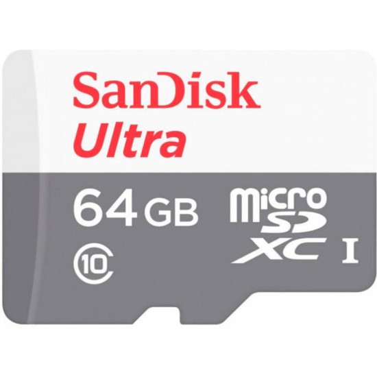 Карта пам'яті SanDisk 64GB microSD class 10 Ultra Light (SDSQUNR-064G-GN3MN) Карта пам'яті SanDisk 64GB microSD class 10 Ultra Light (SDSQUNR-064G-GN3MN)