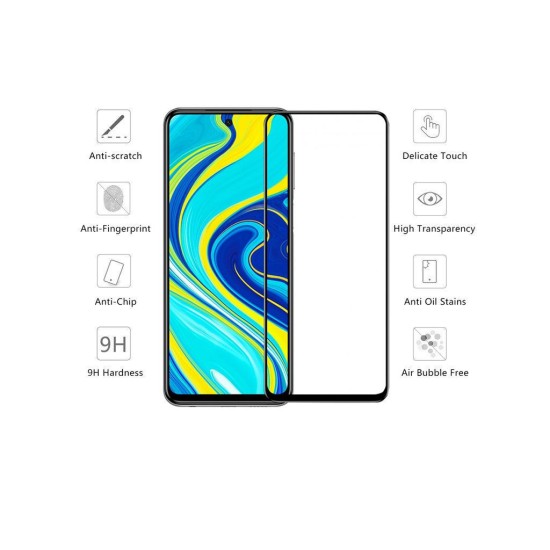 Скло захисне Drobak Xiaomi Redmi Note 9 (Black) (121281) (121281) Скло захисне Drobak Xiaomi Redmi Note 9 (Black) (121281) (121281)