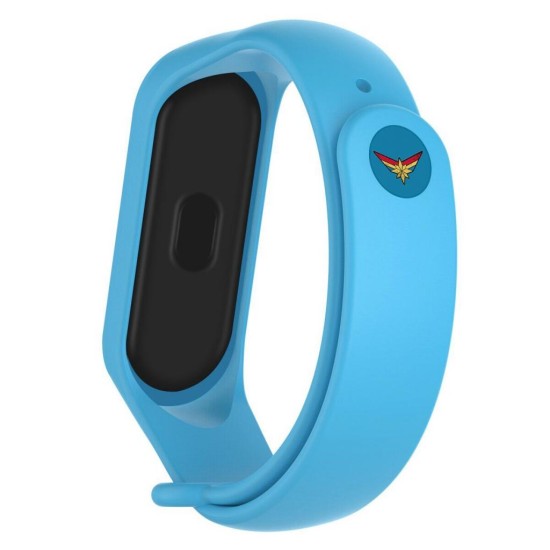Ремешок для фитнес браслета Armorstandart Superhero Edition для Xiaomi Mi Band 5 Captain Marvel Blue (ARM57075) Ремешок для фитнес браслета Armorstandart Superhero Edition для Xiaomi Mi Band 5 Captain Marvel Blue (ARM57075)