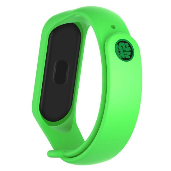 Ремінець до фітнес браслета Armorstandart Superhero Edition для Xiaomi Mi Band 5 Hulk Green (ARM57069) Ремінець до фітнес браслета Armorstandart Superhero Edition для Xiaomi Mi Band 5 Hulk Green (ARM57069)