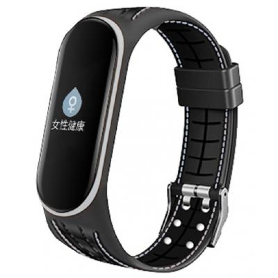 Ремешок для фитнес браслета BeCover Lattice Style для Xiaomi Mi Smart Band 5 Gray (705161) Ремешок для фитнес браслета BeCover Lattice Style для Xiaomi Mi Smart Band 5 Gray (705161)