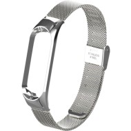 Ремінець до фітнес браслета BeCover Metal для Xiaomi Mi Smart Band 5 Silver (705147)