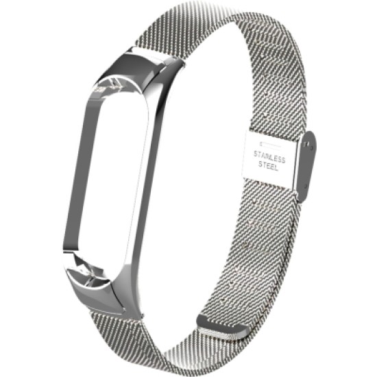 Ремінець до фітнес браслета BeCover Metal для Xiaomi Mi Smart Band 5 Silver (705147) Ремінець до фітнес браслета BeCover Metal для Xiaomi Mi Smart Band 5 Silver (705147)