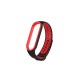Ремінець до фітнес браслета BeCover Nike Style для Xiaomi Mi Smart Band 5 Black-Red (705153) Ремінець до фітнес браслета BeCover Nike Style для Xiaomi Mi Smart Band 5 Black-Red (705153)