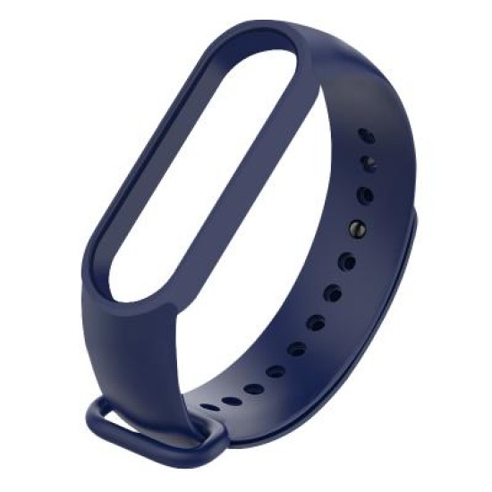 Ремінець до фітнес браслета BeCover Silicone для Xiaomi Mi Smart Band 5 Deep Blue (705065) Ремінець до фітнес браслета BeCover Silicone для Xiaomi Mi Smart Band 5 Deep Blue (705065)