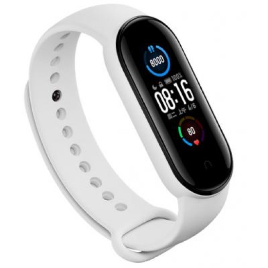 Ремінець до фітнес браслета BeCover Silicone для Xiaomi Mi Smart Band 5 White (705072) Ремінець до фітнес браслета BeCover Silicone для Xiaomi Mi Smart Band 5 White (705072)