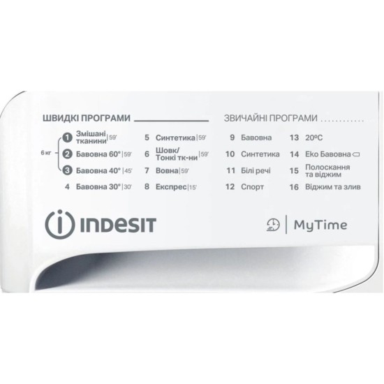 Пральна машина Indesit OMTWSE61051WKUA Пральна машина Indesit OMTWSE61051WKUA